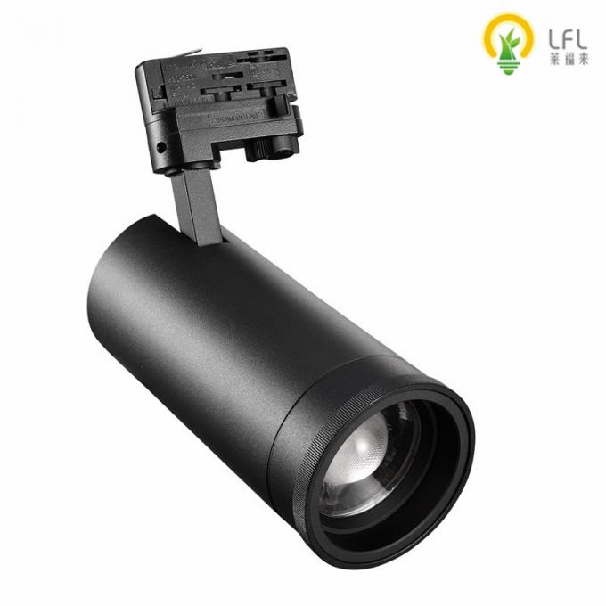 D90mm Zoomable Dimmable Swithes a mené des projecteurs de voie avec 5 ans de garantie