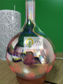 les ampoules décoratives magiques en verre de 3D LED avec la couleur changent le matériel 12W d'ABS