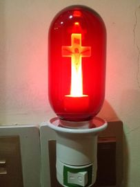 Passion du verre décoratif T45 86v-264V 1W de la lumière rouge E27 d'ampoules de Jésus LED