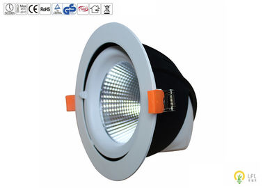 Tournez 360 degrés de LED extérieure Downlights, 6000k noir LED Downlights