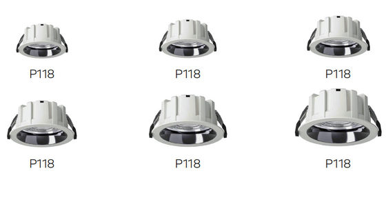 3.5 pouces Dimmable LED Downlights Ultra mince 3000K chaud blanc lampes de plafond en retrait Pour l'école de l'hôtel Airpot 15W 2000LM